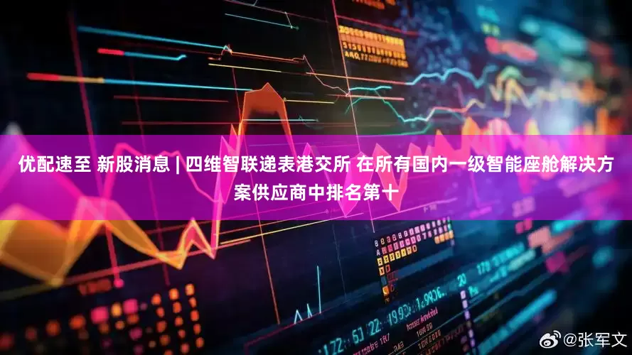 优配速至 新股消息 | 四维智联递表港交所 在所有国内一级智能座舱解决方案供应商中排名第十